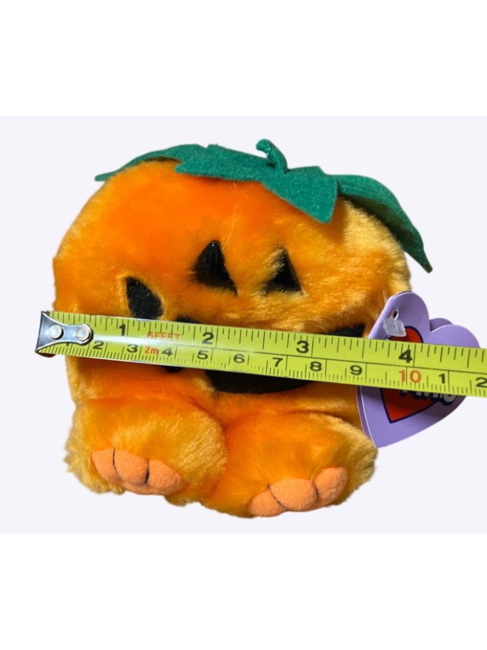 Puffkins Gourdy Pumpkin Plush Toy Collectible 1997 Limited Edition - Picture 10 of 15